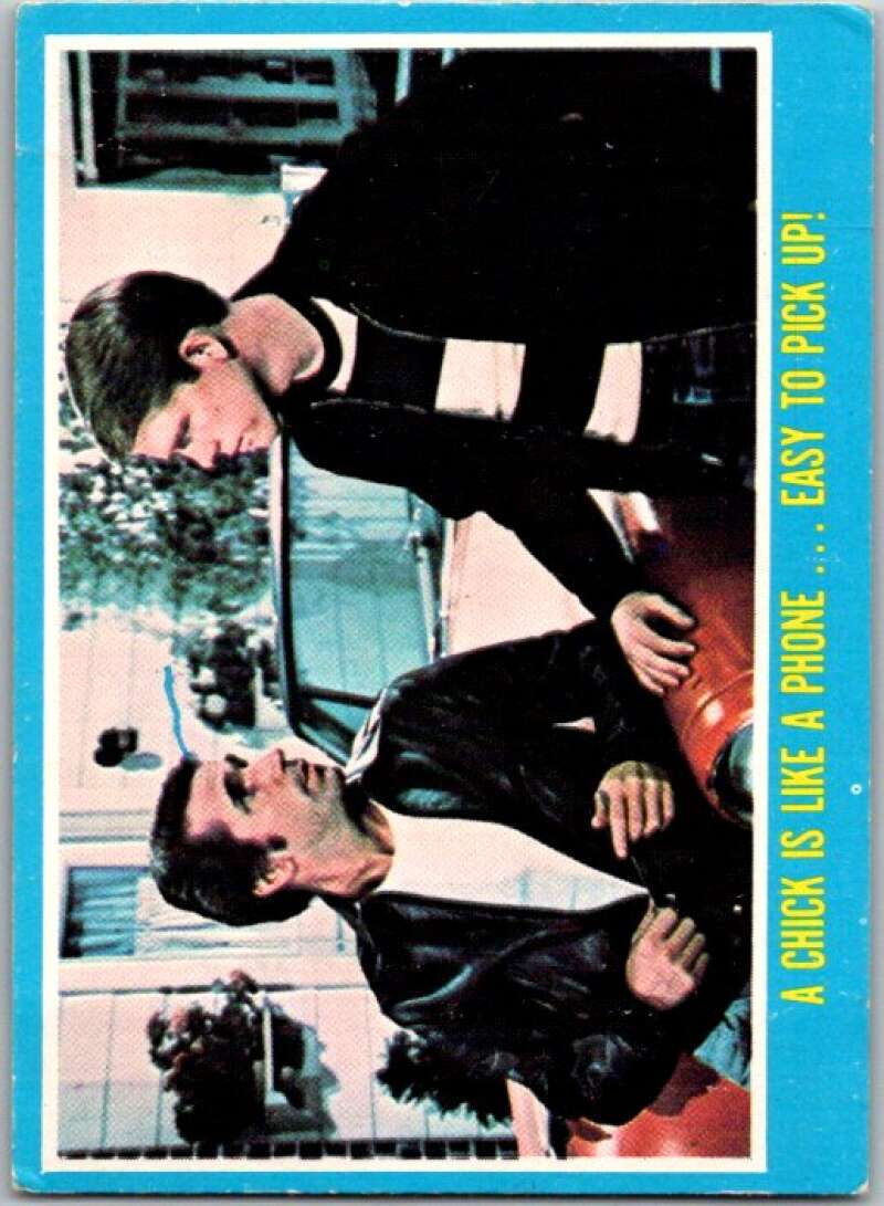 1976 Topps Happy Days #1 A Chick Is Like a Phone Easy to Pick Up V35799