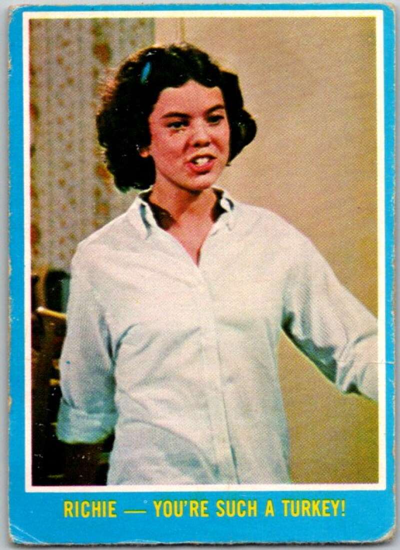 1976 Topps Happy Days #2 Richie You're Such a Turkey V35803