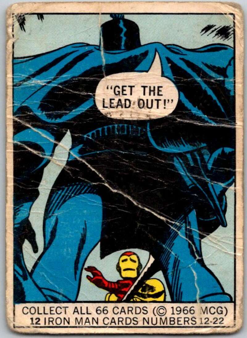 1966 Marvel Super Heroes #12 Get the lead out! V35970