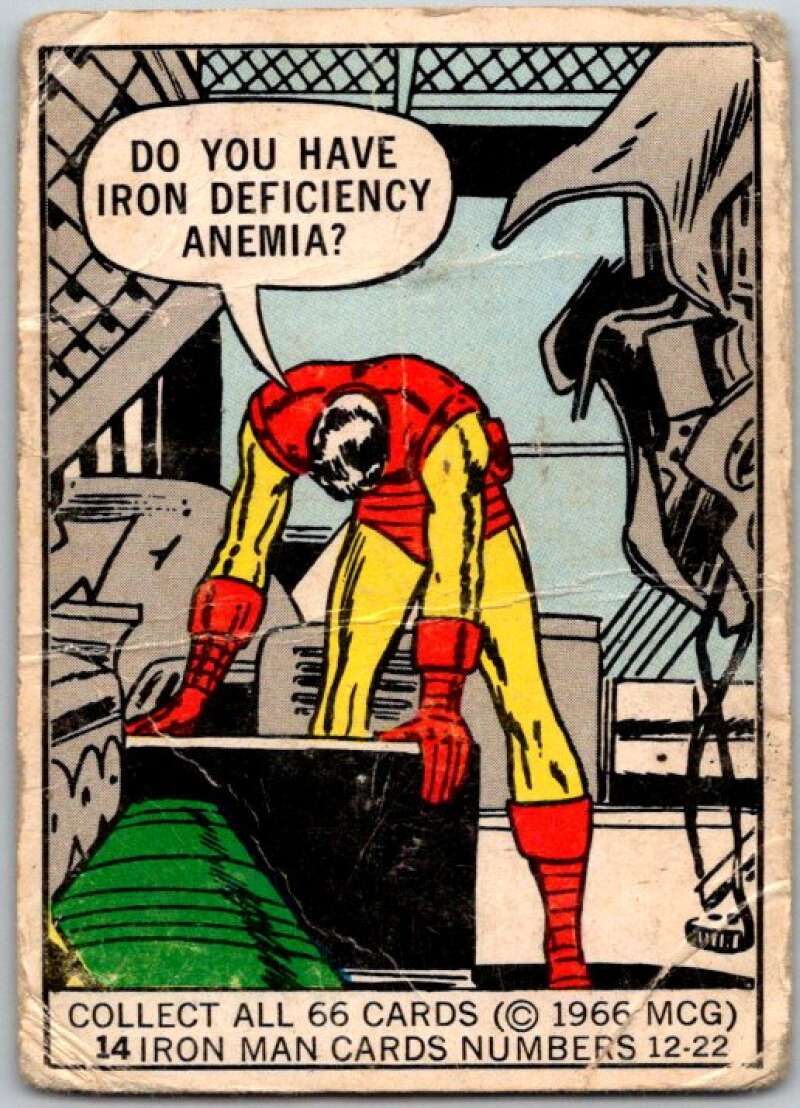 1966 Marvel Super Heroes #14 You have Iron Deficiency? V35971