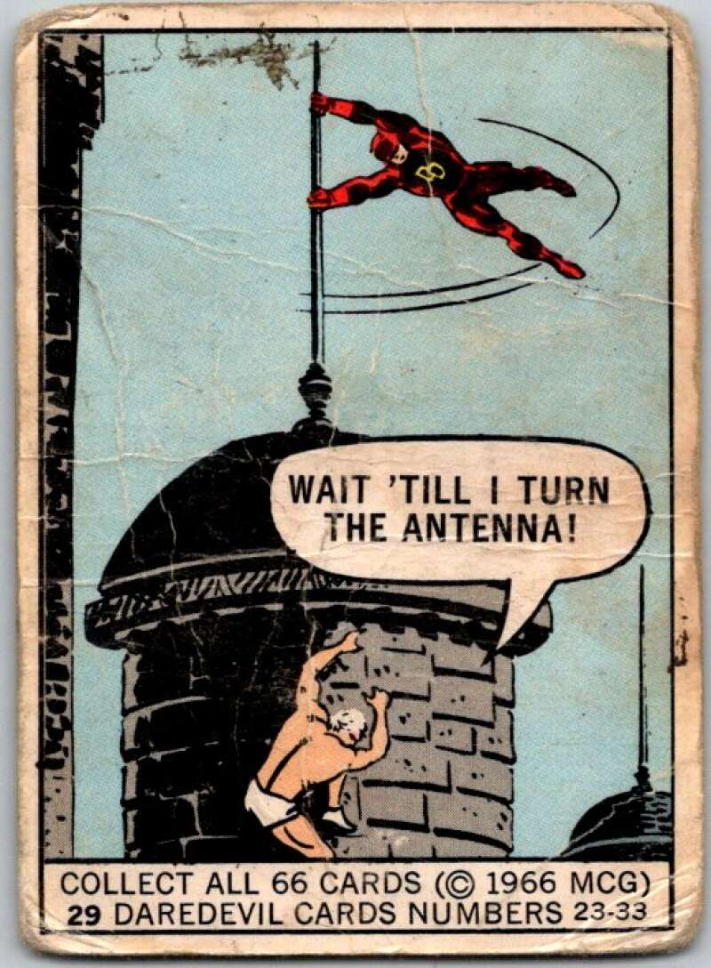 1966 Marvel Super Heroes #29 Turn the Antenna! V35977