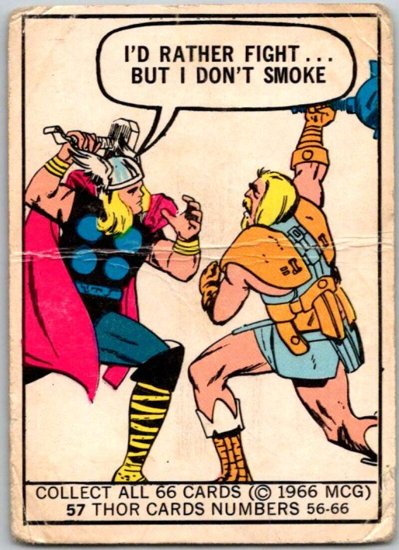 1966 Marvel Super Heroes #57 I'd Rather Fight.. V35982