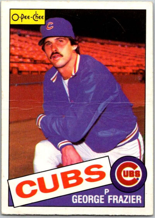 1985 O-Pee-Chee #19 George Frazier  Chicago Cubs  V35991