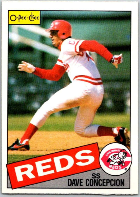 1985 O-Pee-Chee #21 Dave Concepcion  Cincinnati Reds  V35993