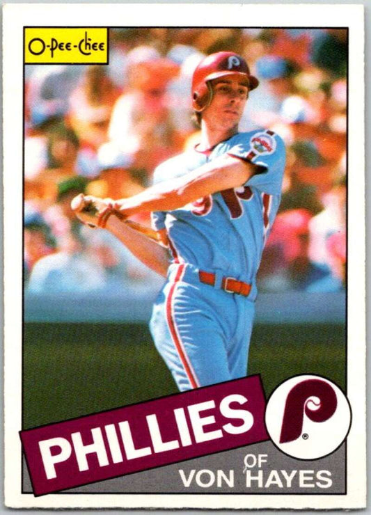1985 O-Pee-Chee #68 Von Hayes  Philadelphia Phillies  V36012
