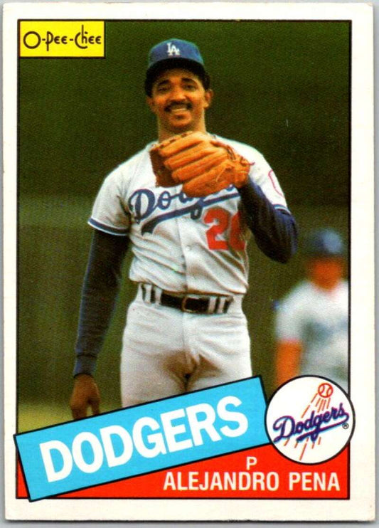 1985 O-Pee-Chee #110 Alejandro Pena  Los Angeles Dodgers  V36024