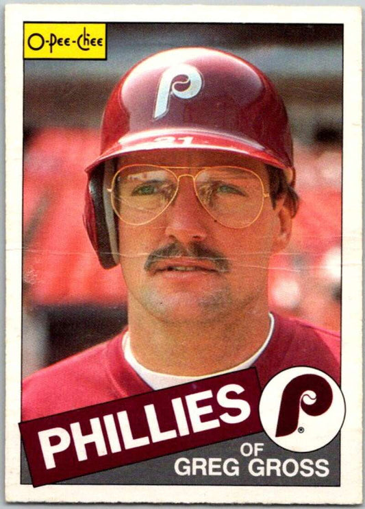 1985 O-Pee-Chee #117 Greg Gross  Philadelphia Phillies  V36028