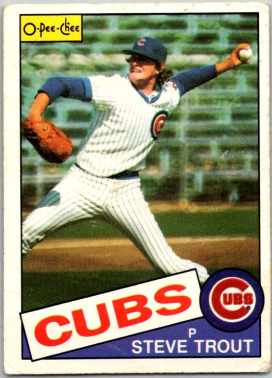1985 O-Pee-Chee #139 Steve Trout  Chicago Cubs  V36035