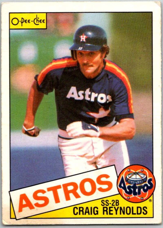 1985 O-Pee-Chee #156 Craig Reynolds  Houston Astros  V36044