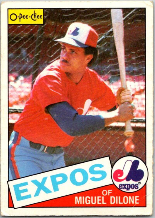 1985 O-Pee-Chee #178 Miguel Dilone  Montreal Expos  V36052