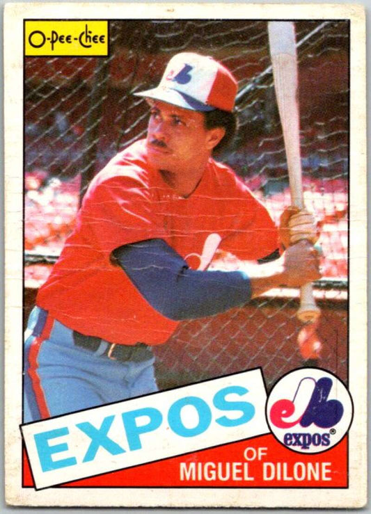1985 O-Pee-Chee #178 Miguel Dilone  Montreal Expos  V36053