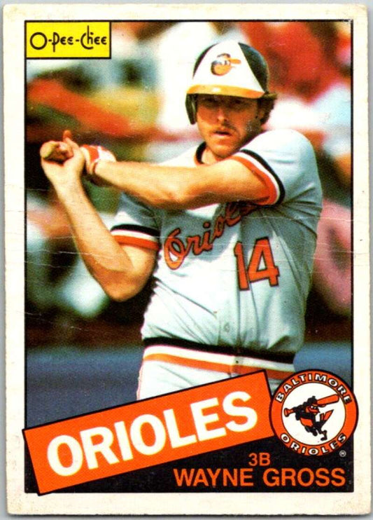 1985 O-Pee-Chee #233 Wayne Gross  Baltimore Orioles  V36071