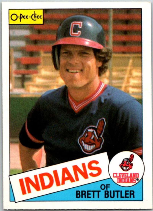 1985 O-Pee-Chee #241 Brett Butler  Cleveland Indians  V36075