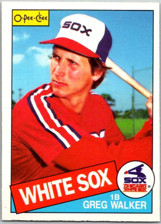 1985 O-Pee-Chee #244 Greg Walker  Chicago White Sox  V36076