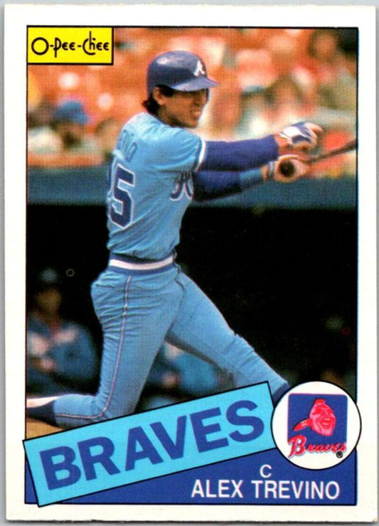 1985 O-Pee-Chee #279 Alex Trevino  Atlanta Braves  V36091
