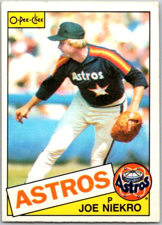 1985 O-Pee-Chee #295 Joe Niekro  Houston Astros  V36102