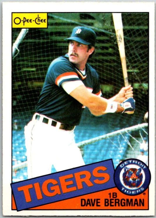 1985 O-Pee-Chee #368 Dave Bergman  Detroit Tigers  V36132