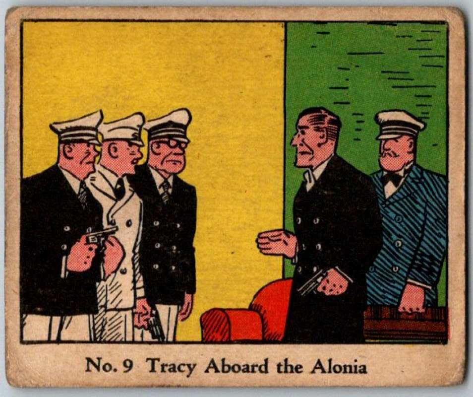 1937 Caramels Dick Tracy #9 Tracy Aboard the Alonia V36142