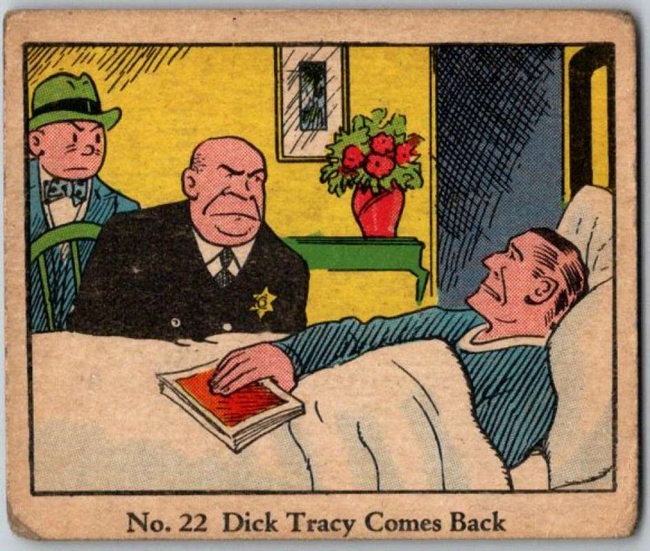 1937 Caramels Dick Tracy #22 Dick Tracy comes Back V36149