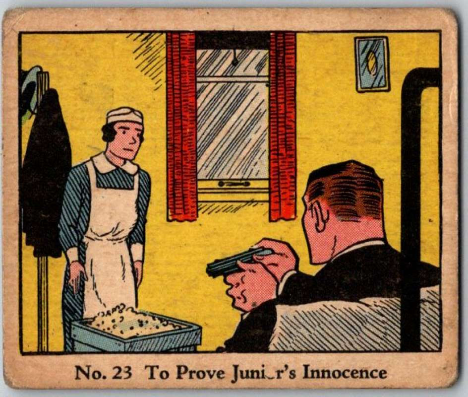 1937 Caramels Dick Tracy #23 To Prove Junior's Innocence V36150