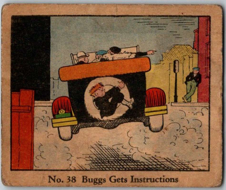 1937 Caramels Dick Tracy #38 Buggs Getgs Instructions V36157