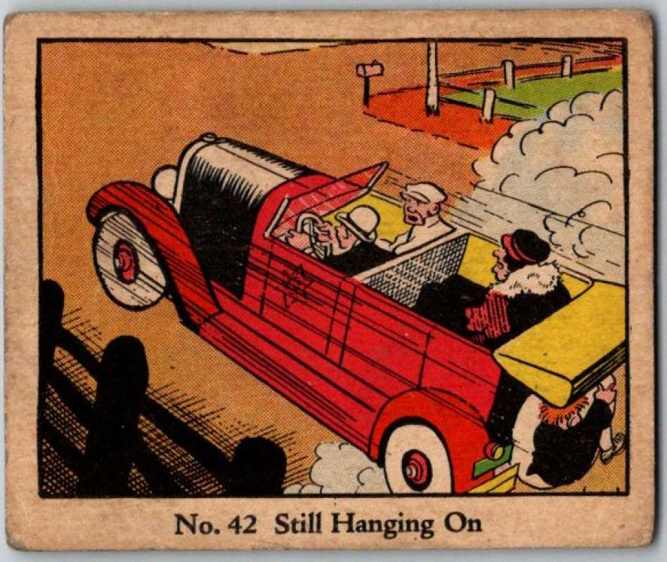1937 Caramels Dick Tracy #42 Still Hanging On V36159