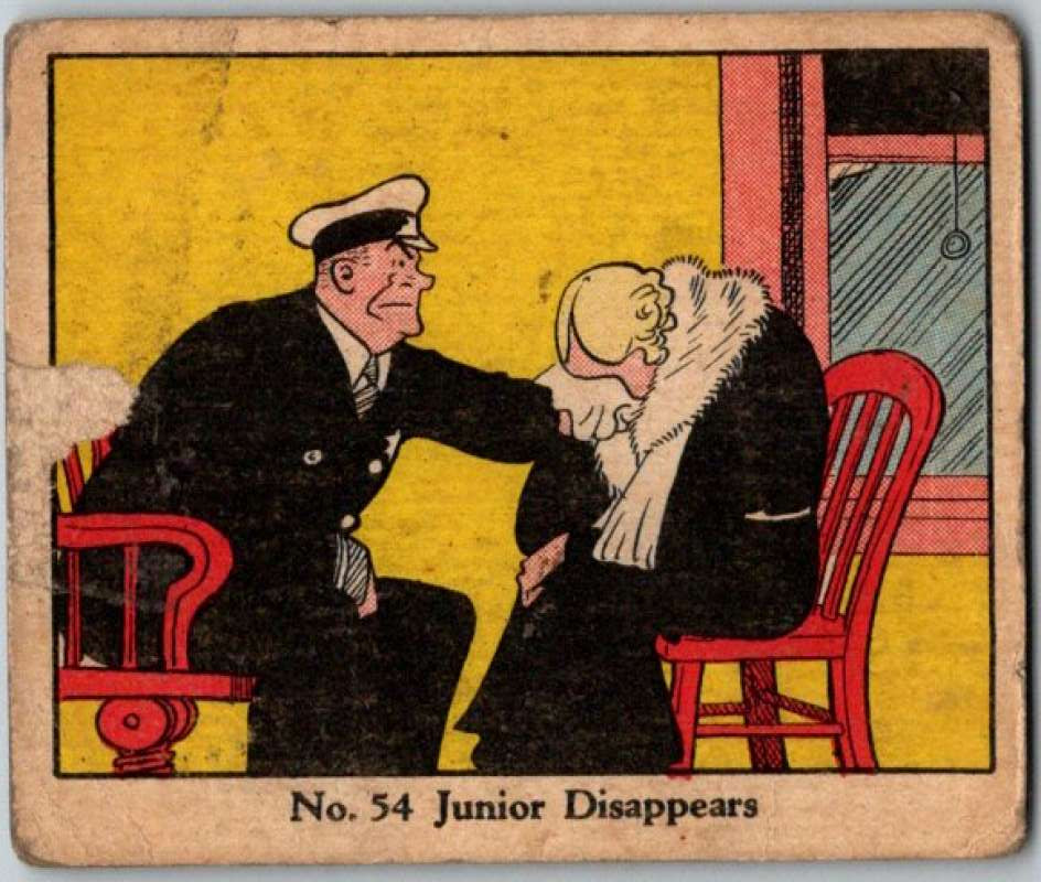 1937 Caramels Dick Tracy #54 Junior Disappears V36166