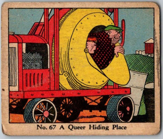 1937 Caramels Dick Tracy #67 A Queer Hiding Place   V36170