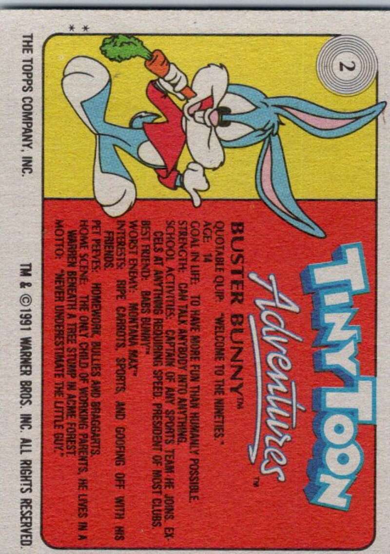1991 Tiny Toon Adventure #2 Buster Bunny V36188