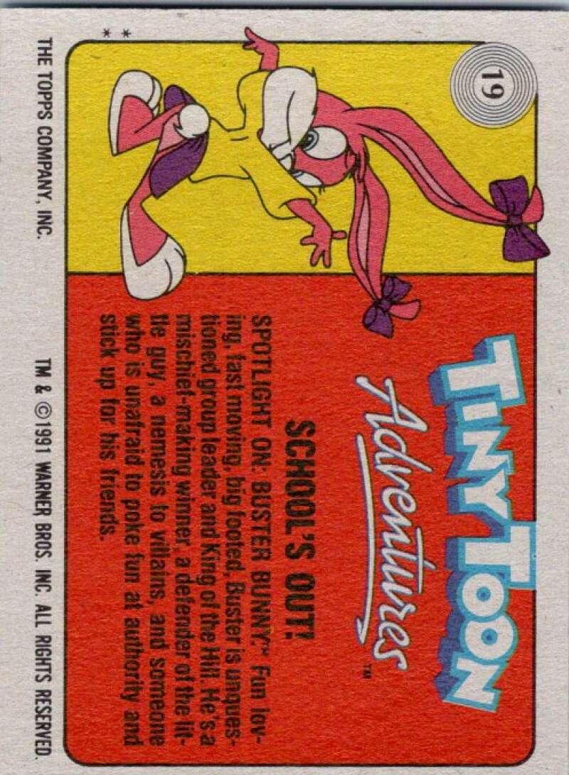 1991 Tiny Toon Adventure #19 School's Out V36202
