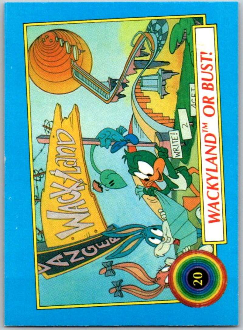 1991 Tiny Toon Adventure #20 Wackland or Bust V36203