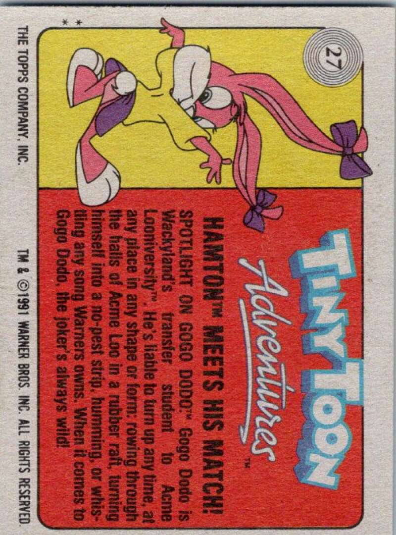 1991 Tiny Toon Adventure #27 Hamton Meets his Match  V36205