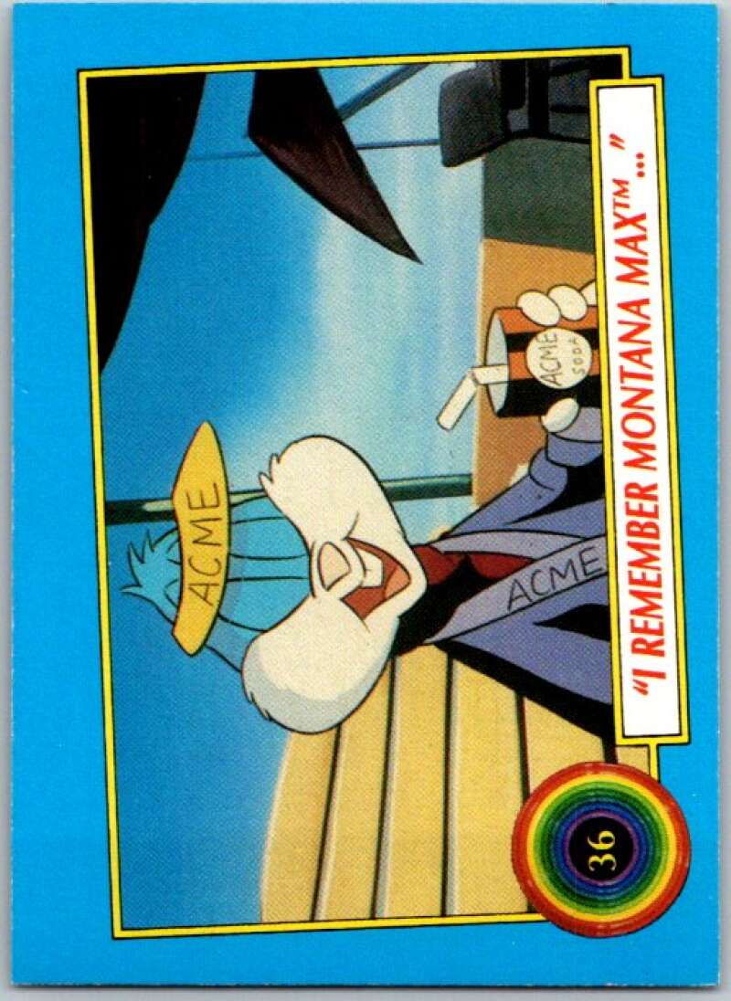 1991 Tiny Toon Adventure #36 I Remember Montana Max V36216
