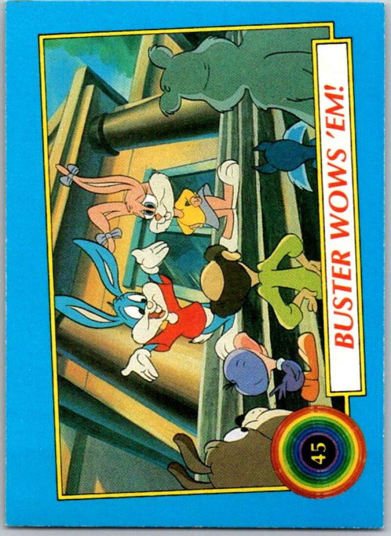 1991 Tiny Toon Adventure #45 Buster Wows 'Em V36223