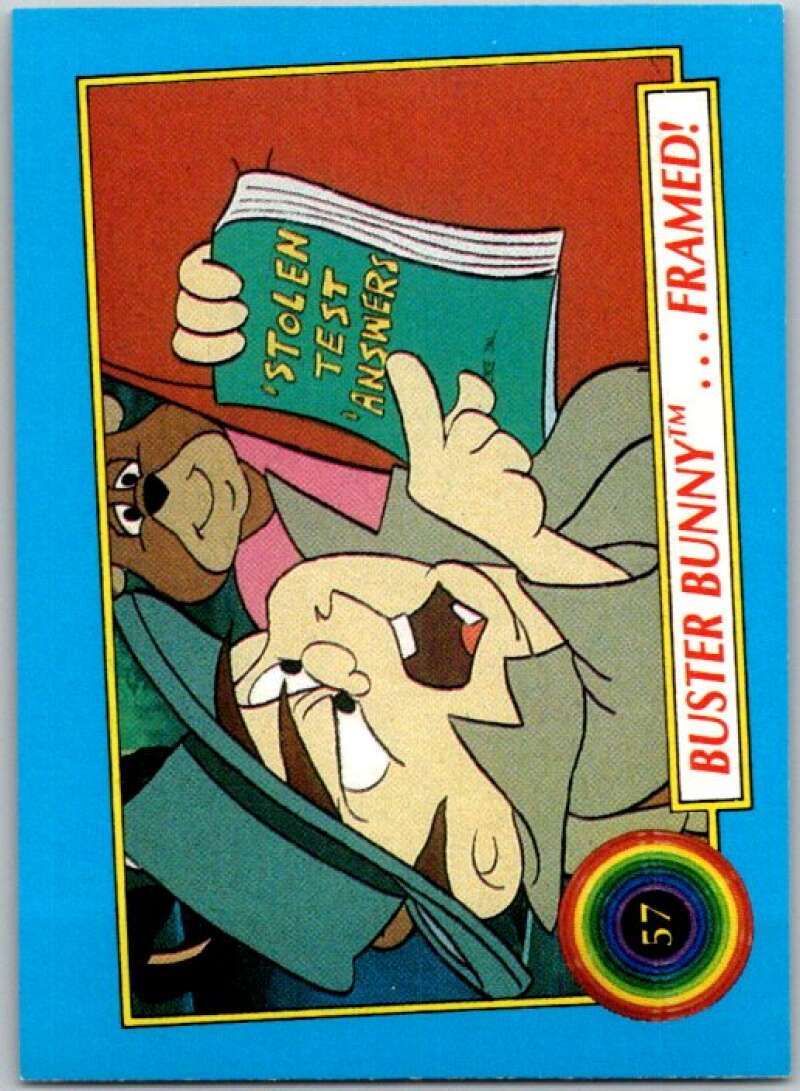 1991 Tiny Toon Adventure #57 Buster Bunny….Framed! V36230
