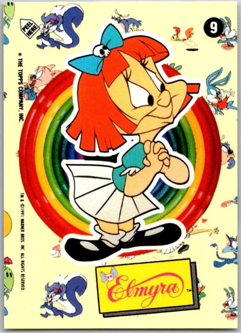 1991 Tiny Toon Adventure Sticker #9 Elmyra V36245