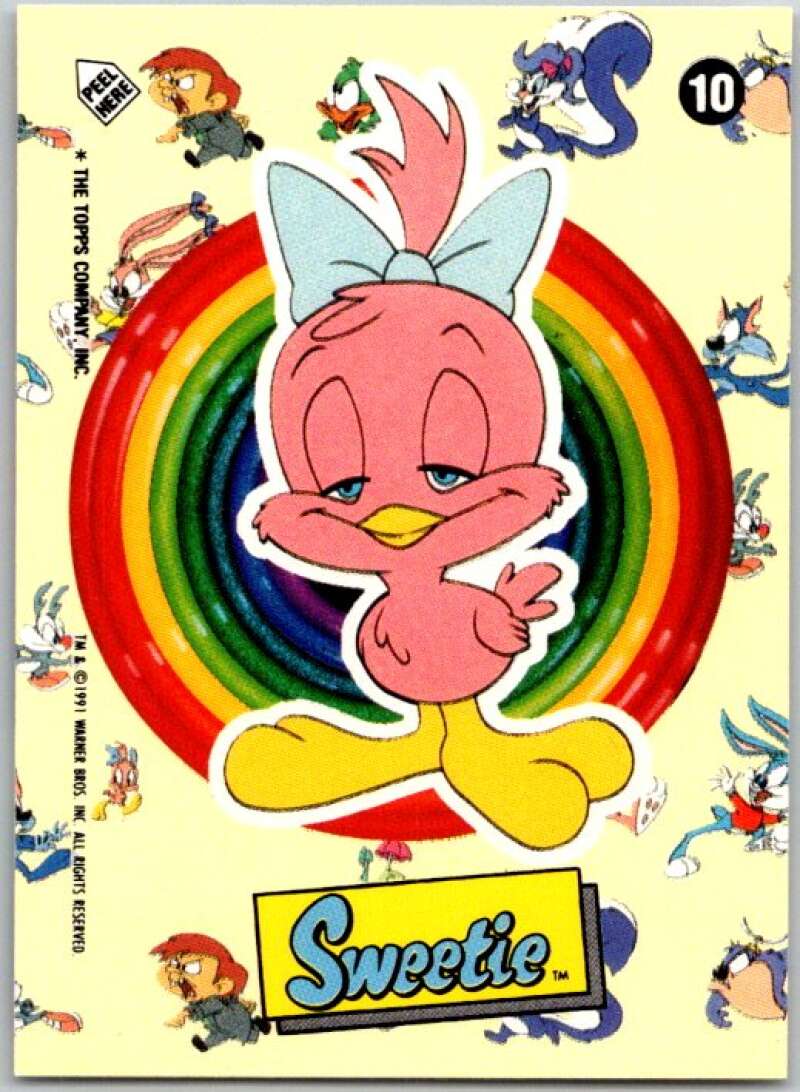 1991 Tiny Toon Adventure Sticker #10 Sweetie V36246