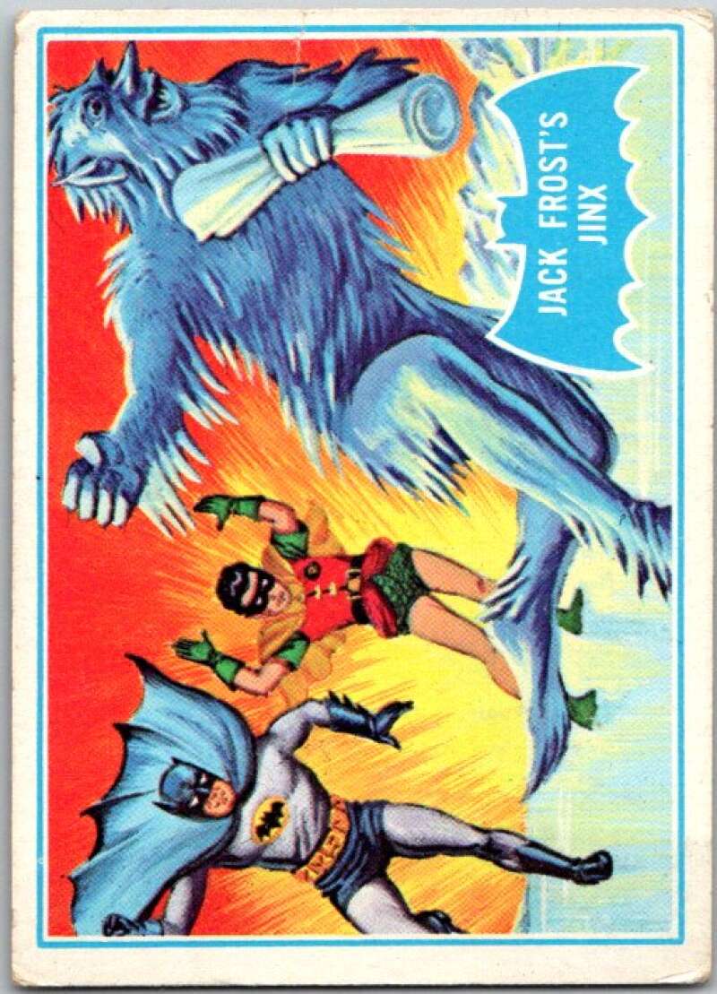1966 Topps Batman Series Blue Bat #26 Jack Frost's Jinx V36275