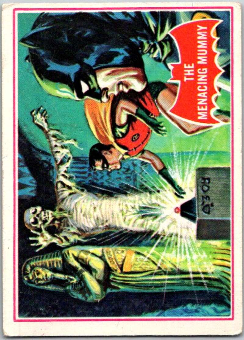 1966 Topps Batman Series Red Bat #3 The Menacing Mummy V36284