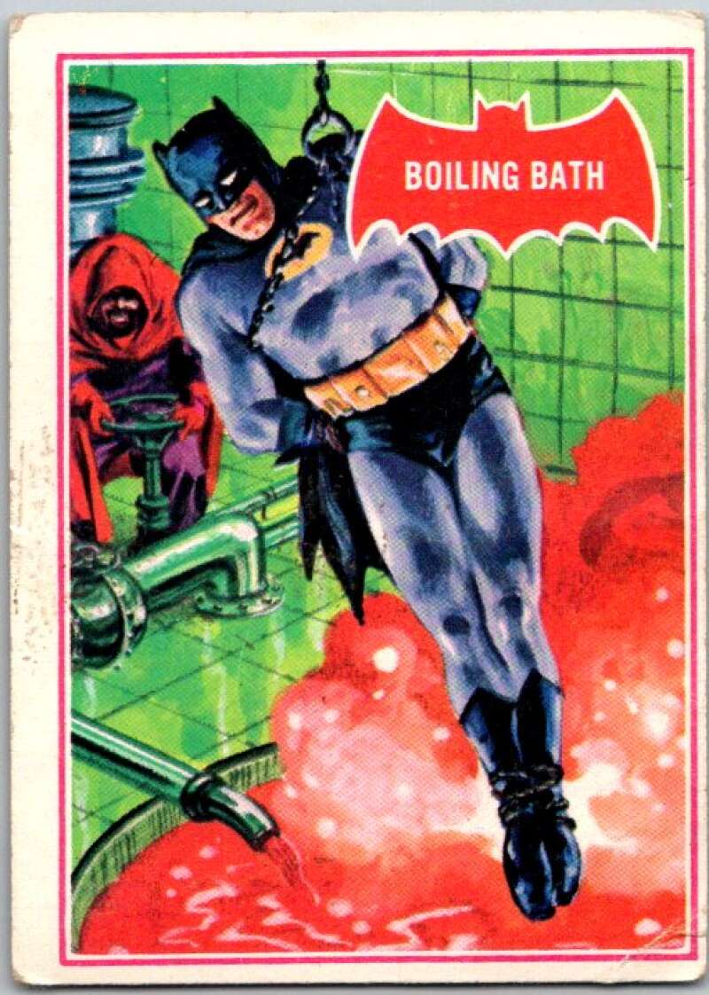 1966 Topps Batman Series Red Bat #12 Boiling Bath V36292