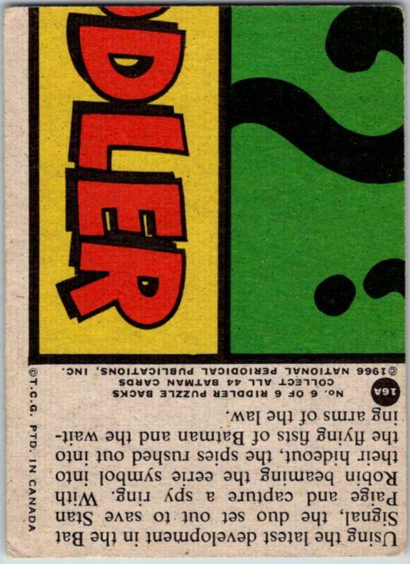 1966 Topps Batman Series Red Bat #16 Portable Bat Signals V36296