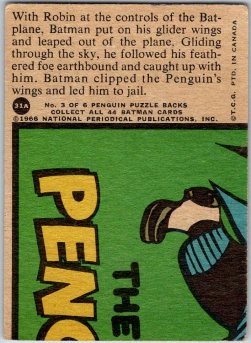 1966 Topps Batman Series Red Bat #31 Flying Foes V36308