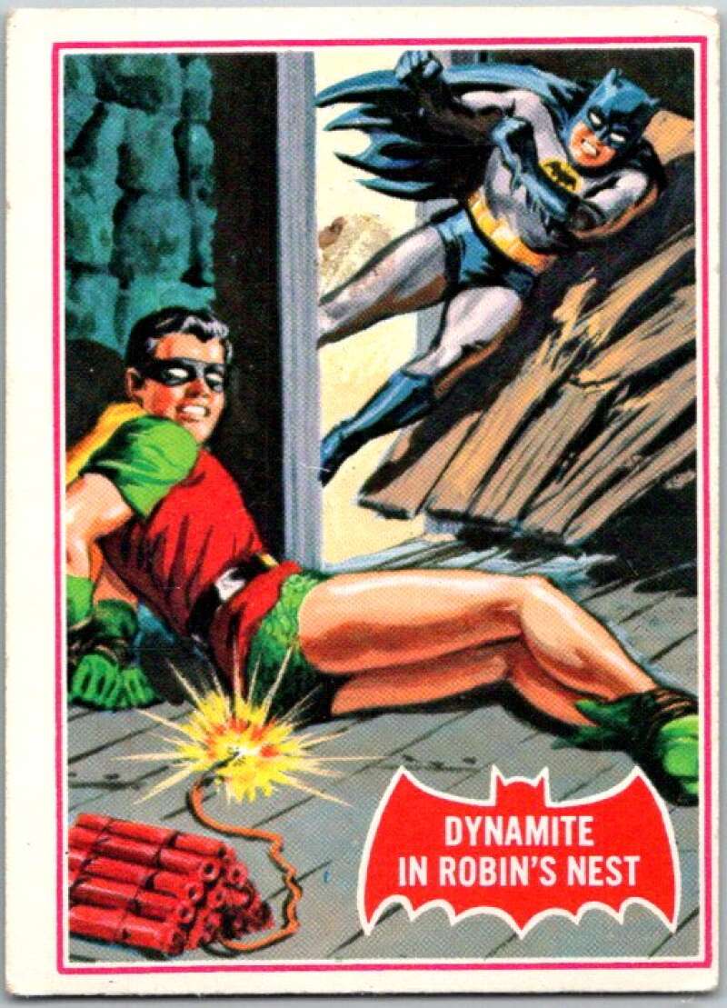 1966 Topps Batman Series Red Bat #33 Dynamite in Robin's Nest V36310