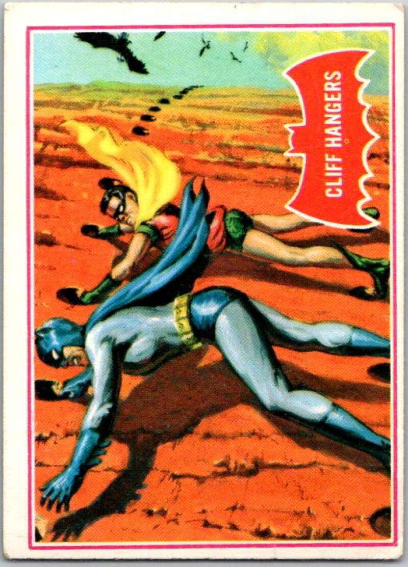 1966 Topps Batman Series Red Bat #36 Cliff Hangers V36314