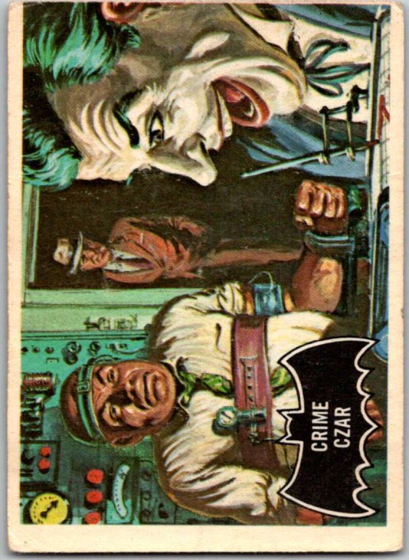 1966 Topps Batman Black Bat #10 Crime Czar V36429