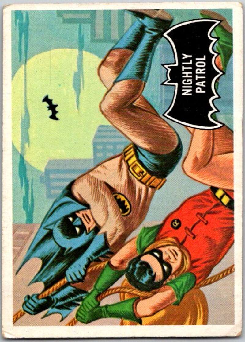 1966 Topps Batman Black Bat #14 Nightly Patrol V36436