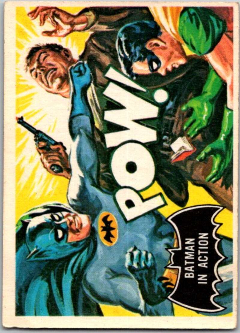 1966 Topps Batman Black Bat #15 Batman in Action V36438