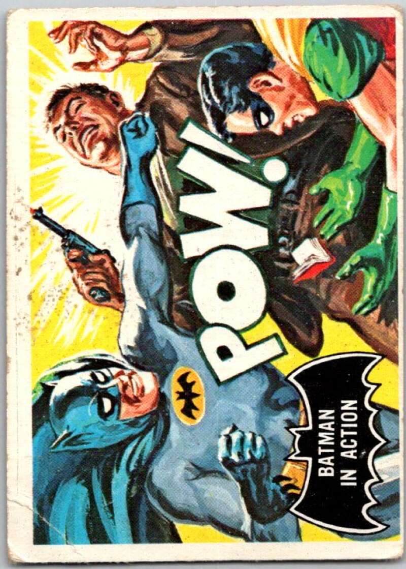 1966 Topps Batman Black Bat #15 Batman in Action V36439