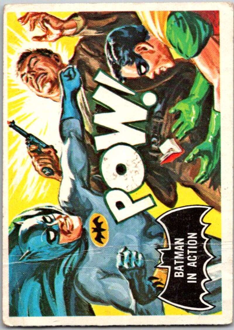 1966 Topps Batman Black Bat #15 Batman in Action V36440