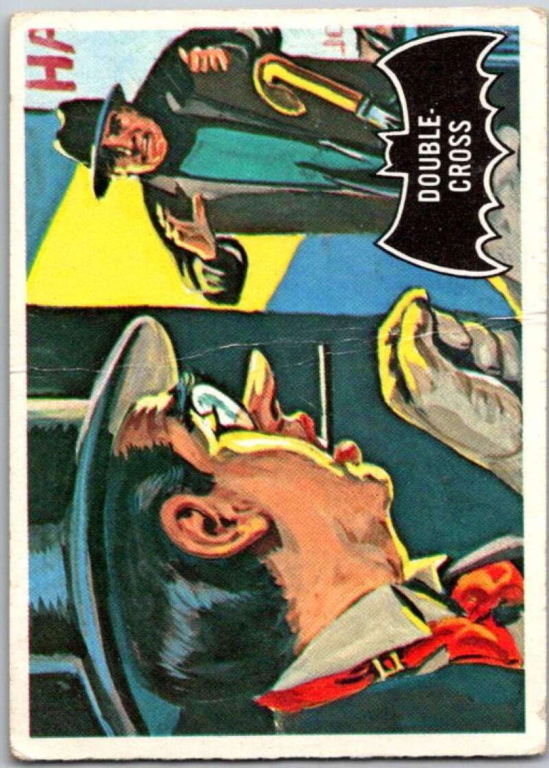 1966 Topps Batman Black Bat #22 Double-cross V36451